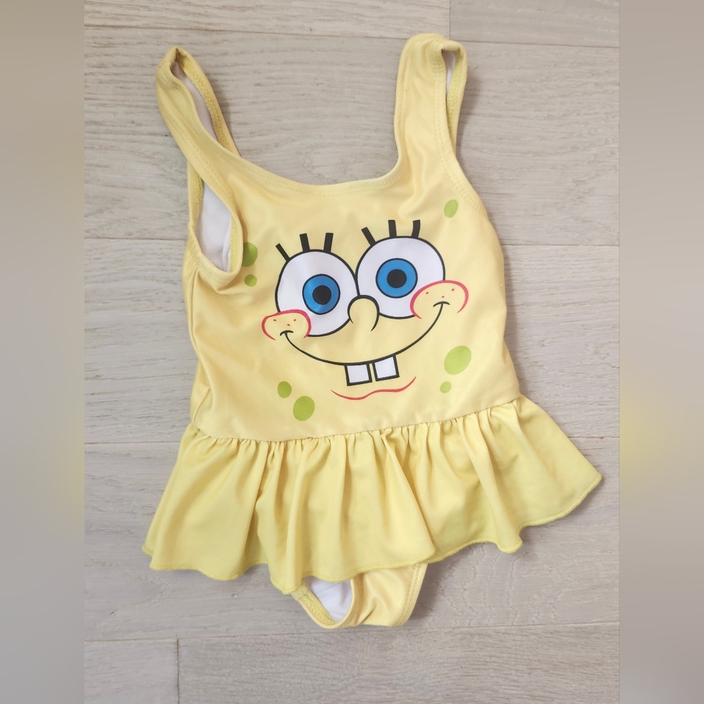 Spongebob Squarepants One-peice Swim Suit 18 Months